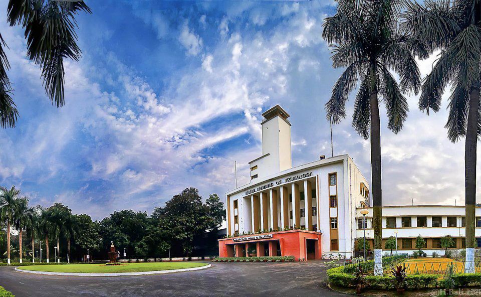The Main Building of IIT Kharagpur, seen across the front lawn